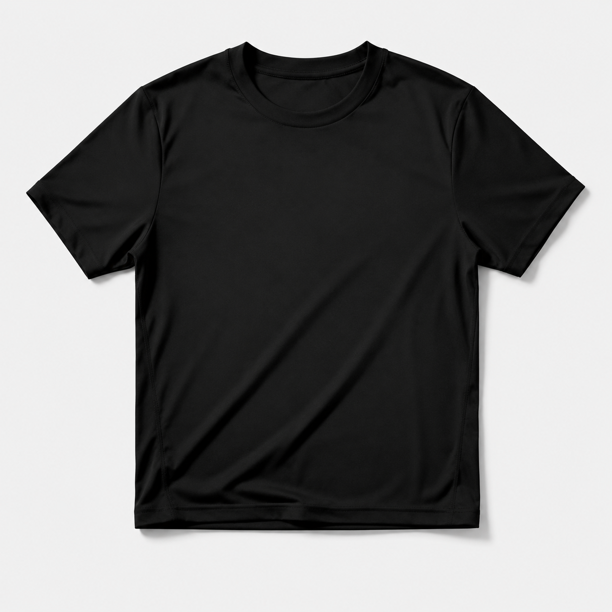 Remera deportiva de poliamida Muven color Negro